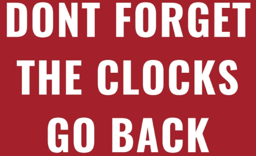 clocks go back icon